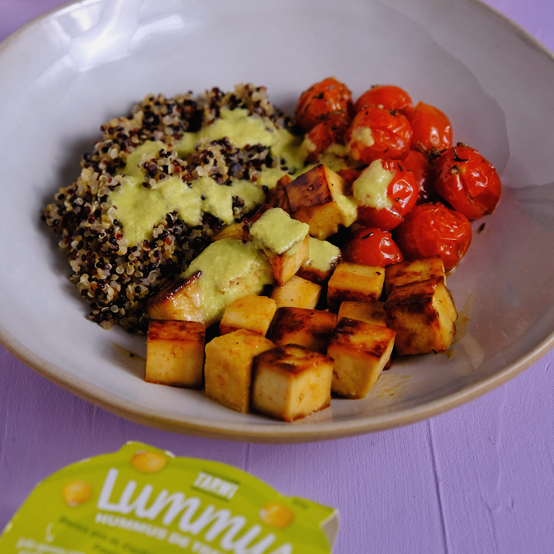 Quinoa Bowl with Sweet & Spicy Tofu