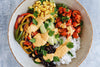 Burrito Bowl with Lummus and Sun-dried Tomato