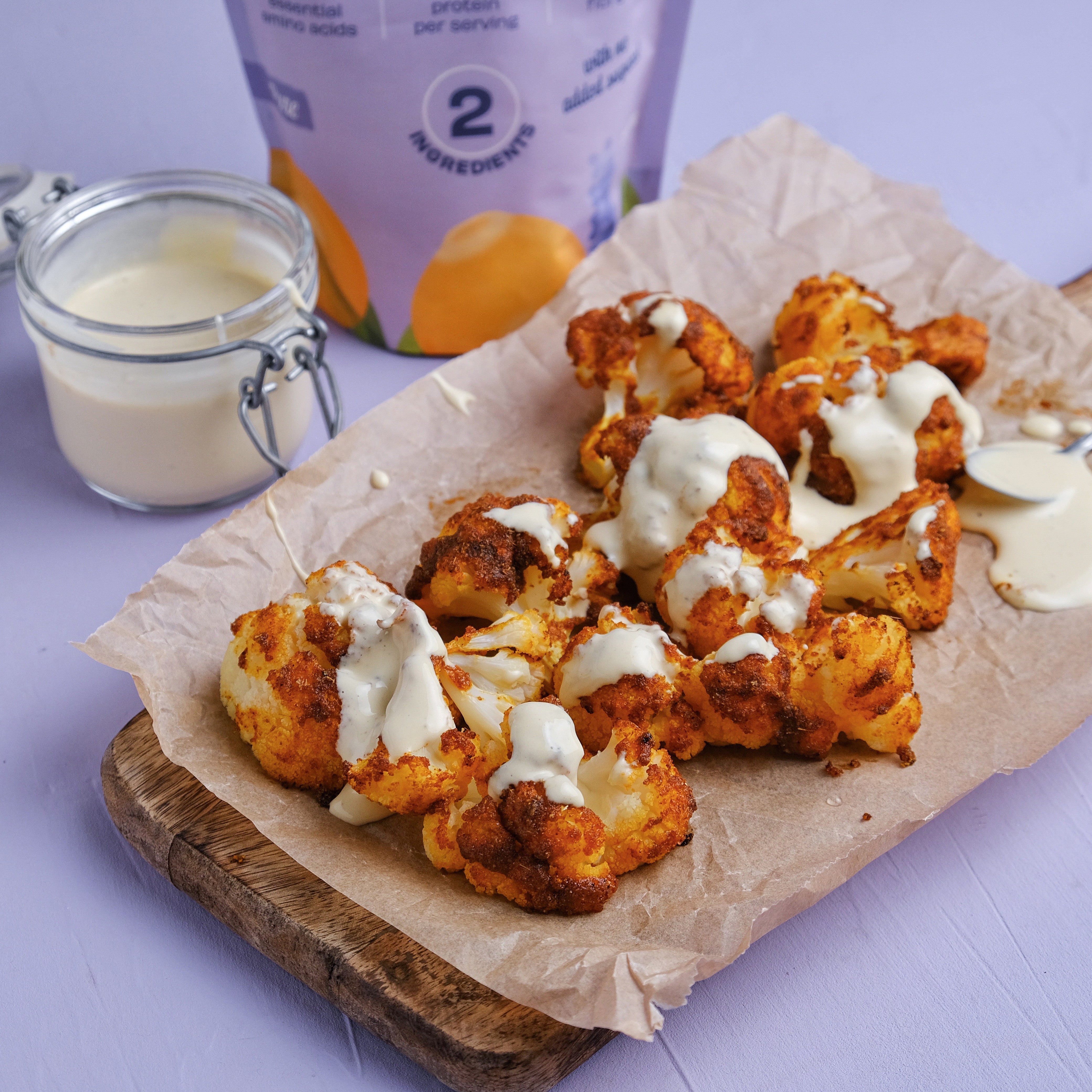 Crispy Cauliflower Vegan Mayonnaise