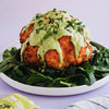 Roasted cauliflower with Lummus and Basil dressing recipe