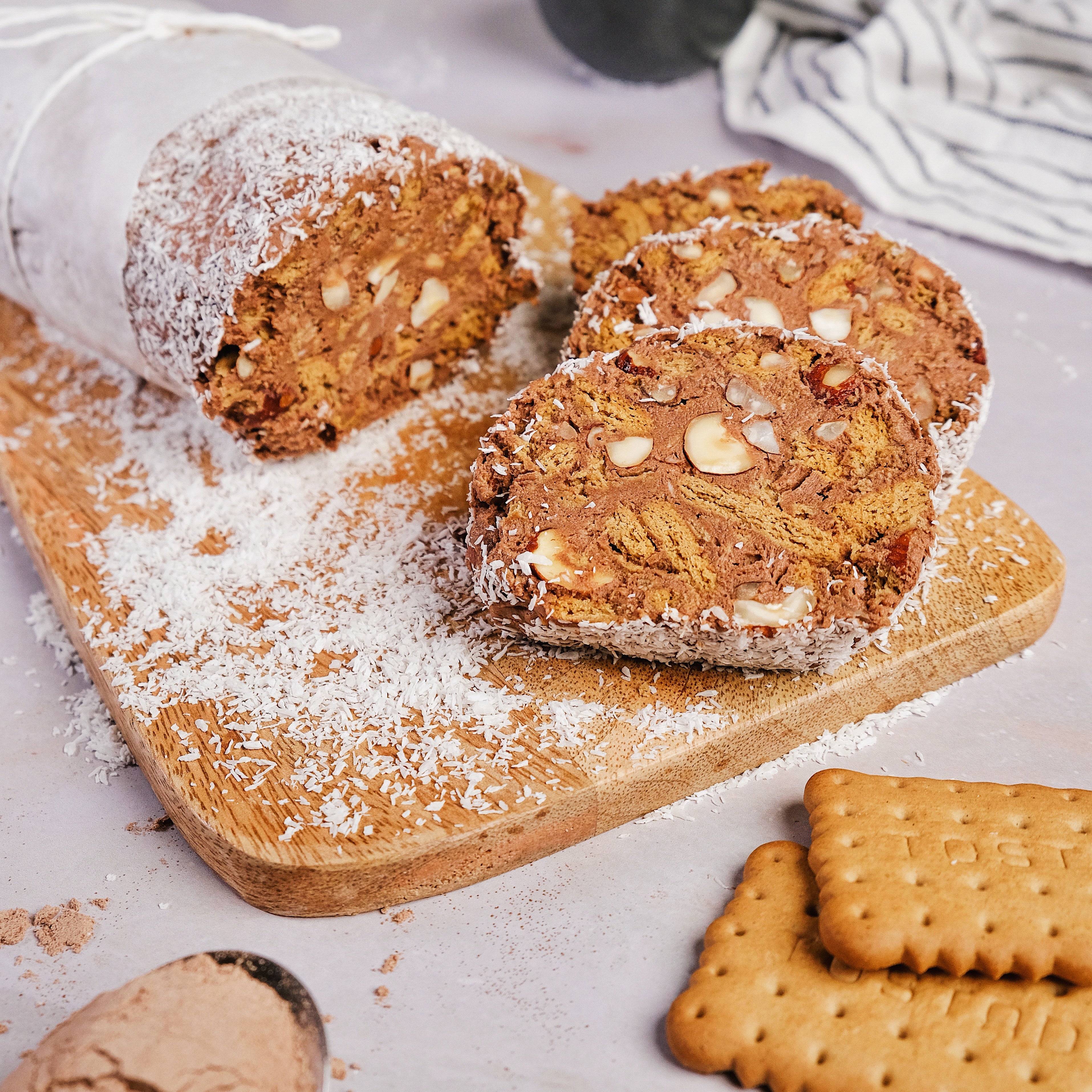 Cocoa High-Protein Salami